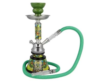 Vodní dýmka GLOW Weed 28 cm  Black 1.šlahoun (-- --)