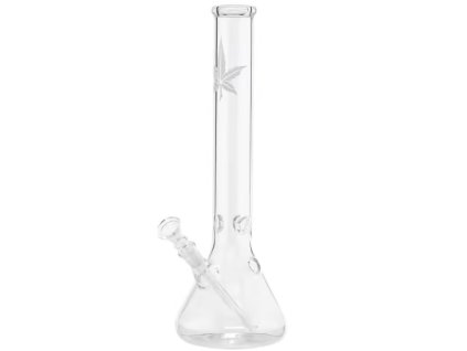 Skleněný bong Beaker Sand Leaf, 35cm (-- --)