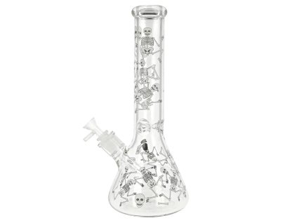 Skleněný bong Super Heroes Beaker Skeletons, 35cm
