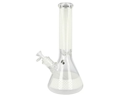 Skleněný bong Super Heroes Beaker White Cubes, 35cm