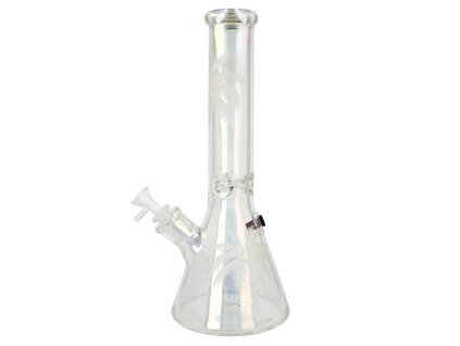 Skleněný bong Super Heroes Ice Palm transparentní, 35cm
