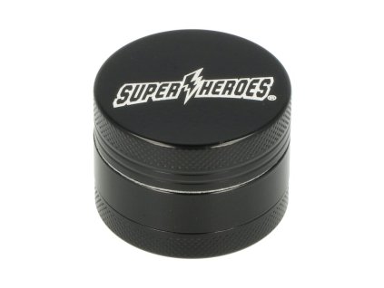 Drtič tabáku keramický Super Heroes Black, 3.díl.,40mm