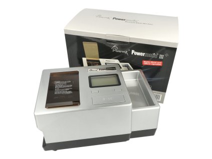 Elektrická plnička dutinek Powermatic III Plus, stříbrná