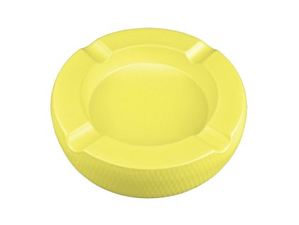 Doutníkový popelník keramický Passatore 4D, žlutý