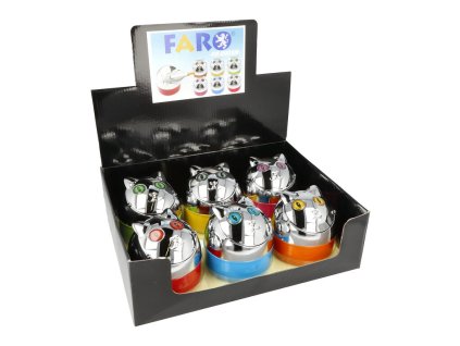 Cigaretový popelník kovový Colored Cats, 9cm