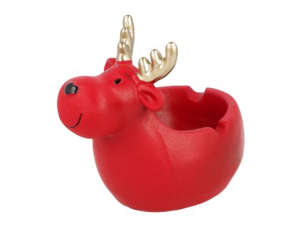 Cigaretový popelník Moose Red, 13x8x11cm