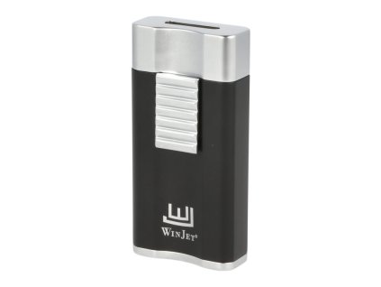 Doutníkový zapalovač Winjet Premium Flat Black/Silver
