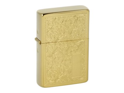 Benzínový zapalovač Angel Gold Flowers