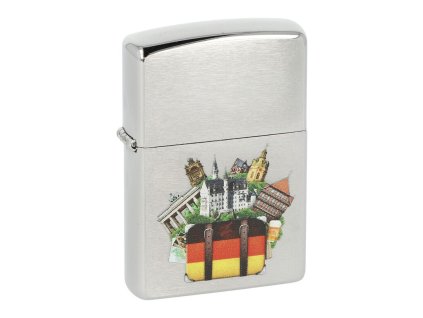 Zapalovač Zippo German Monuments, broušený