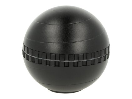Drtič tabáku kovový Gyro Ball Black, 3.dílný, 62mm