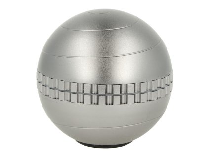 Drtič tabáku kovový Gyro Ball Chrome, 3.dílný, 62mm