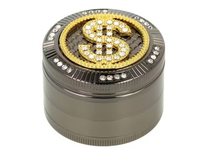 Drtič tabáku kovový Super Heroes Dollars, 4.dílný, 50mm (-- --)