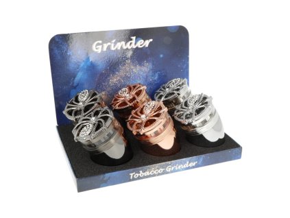 Drtič tabáku kovový Super Heroes Spider, 62mm