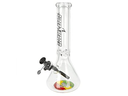 Skleněný bong Super Heroes Transparent, 35cm