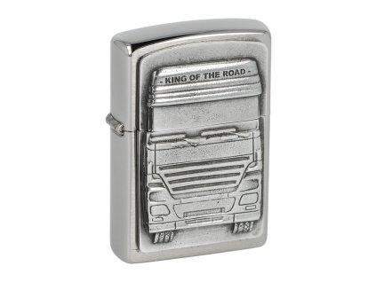 Zapalovač Zippo King of the Road, broušený