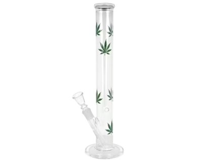 Skleněný bong Leaves, 40cm (-- --)