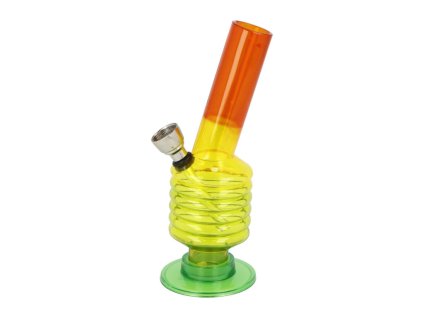 Bong Mini akryl (plast) 15cm, zalomený (- -)