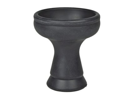 Náhradní korunka pro vodní dýmku silikonová, 18mm, černá (- -)