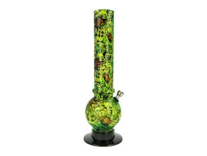 Bong akrylový Graffiti zelený 32cm (- -)