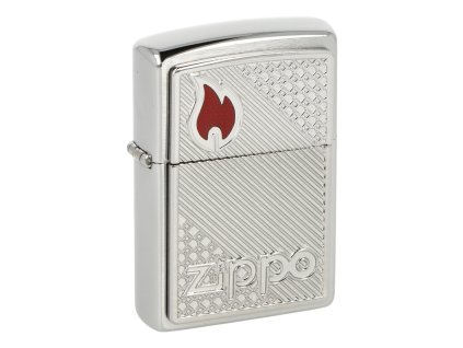 Zapalovač Zippo Tiles Emblem, broušený