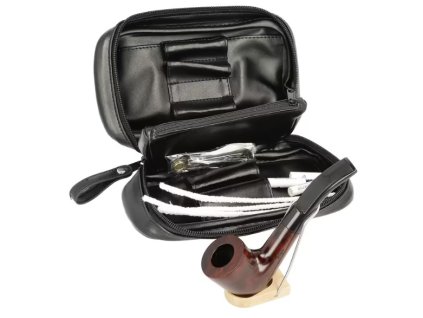 Sada dýmka Angelo, startovací set, dýmka + etue III, filtr 9mm (-- --)