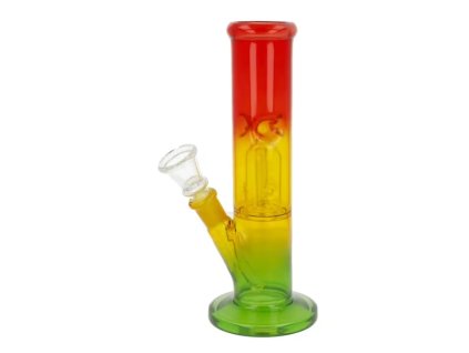 Skleněný bong s perkolací Super Heroes RYG Straight Ice, 20cm (-- --)