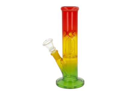 Skleněný bong s perkolací Super Heroes RYG Straight Ice, 20cm