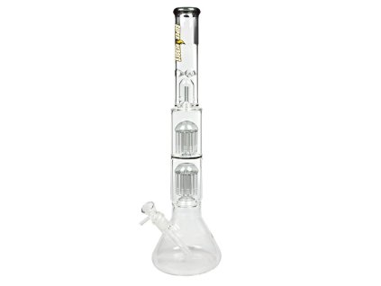 Skleněný bong s perkolací Super Heroes Beaker Tower Trans., 59cm