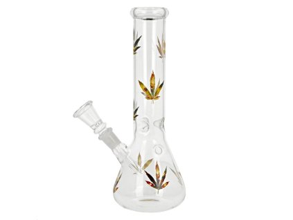 Skleněný bong Super Heroes Colored Leaves, 25cm