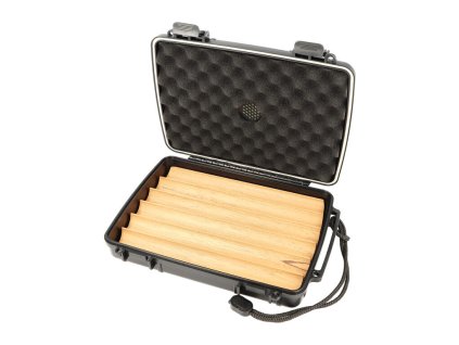 Humidor na doutníky Passatore cestovní plastový 6D, 24x18x5cm
