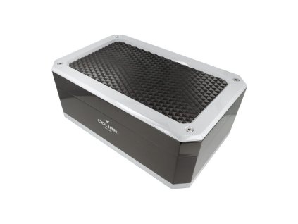 Humidor na doutníky Colibri Rally Black, 40x25x16cm
