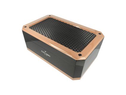 Humidor na doutníky Colibri Rally Gold, 40x25x16cm