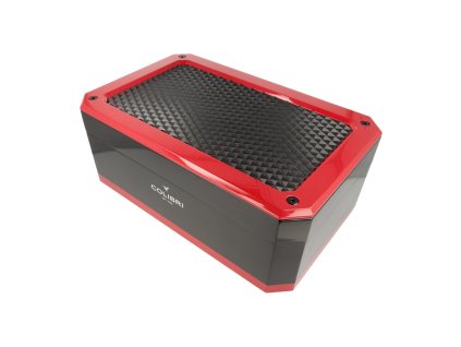 Humidor na doutníky Colibri Rally Red, 40x25x16cm