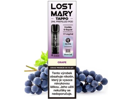 LOST MARY TAPPO Pods cartridge 1Pack Grape 17mg