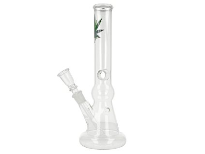Skleněný bong Leaf, 32cm