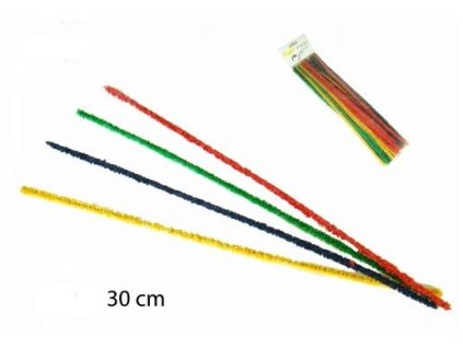 čistič dýmek 30 cm barevný/25 (ks)