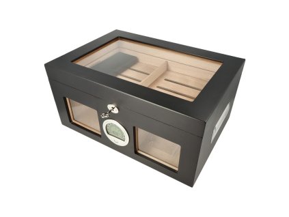Humidor na doutníky Walnut Veneer 80D, 38x27x18cm