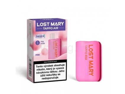 Lost Mary Tappo Air elektronická cigareta 750mah pink