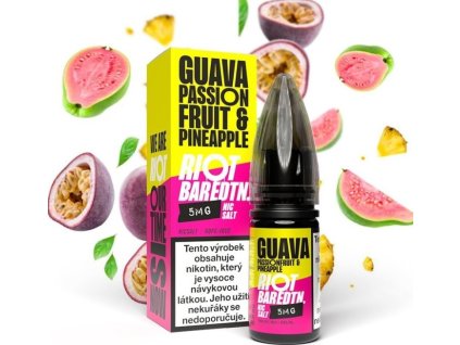 Liquid Riot BAR EDTN Salt Guava Passionfruit Pineapple (Guava, marakuja a ananas) 10ml-20mg