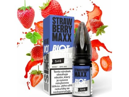 Liquid Riot BAR EDTN Salt Strawberry Maxx (Jahodový energiťák) 10ml-10mg
