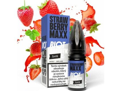 Liquid Riot BAR EDTN Salt Strawberry Maxx (Jahodový energiťák) 10ml-20mg