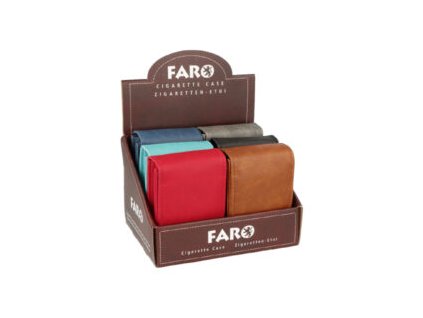 Pouzdro na cigarety FARO koženka, 6 MIX (-- --)