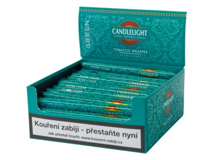Doutníčky Candlelight Filter Green (1 ks)