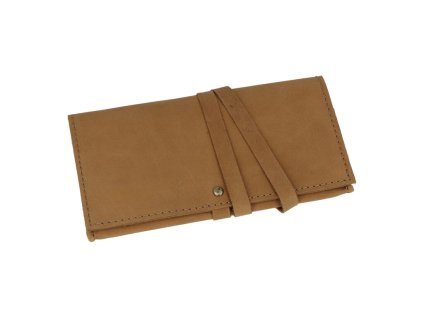 Pouzdro na tabák MM kožené, hnědé