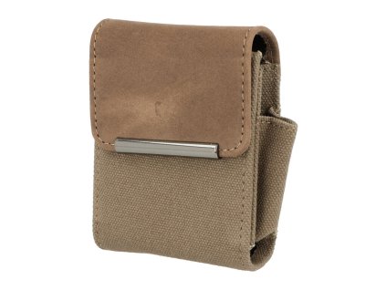 Pouzdro na cigarety Big Box hnědé kožené, 80/100mm