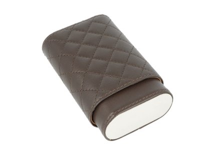 Pouzdro na 3 doutníky Leather, Robusto/Corona