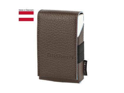 Pouzdro na cigarety Flapcase, Dark Brown, 80mm