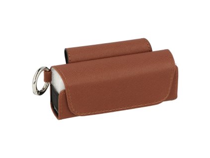 Pouzdro IQOS PVC klíčenka, hnědé