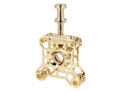 Doutníkový ořezávač Angelo - stolní zlatý, 22mm