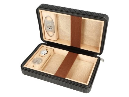 Humidor na doutníky Angelo Diamond Black 24x15x7cm